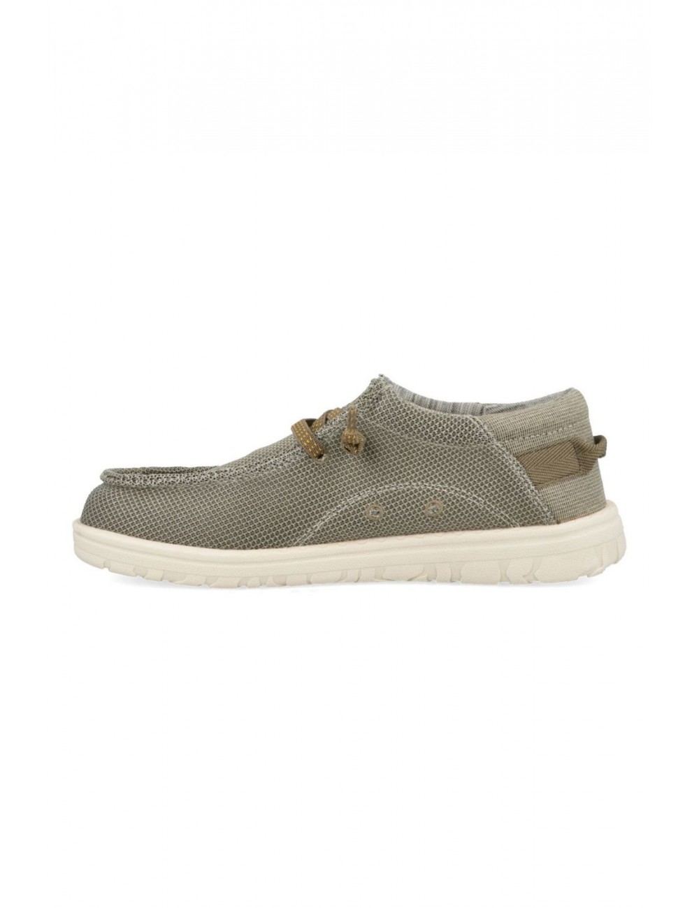scarpe jeep UOMO VERDE CHIARO 105 SAGE - SAMOA WALLABEE KNIT - JM61115A vista laterale 2