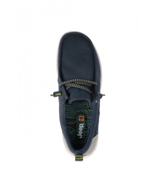 scarpe jeep UOMO 016 NAVY - SAMOA WALLABEE NYLON - JM61114A vista superiore