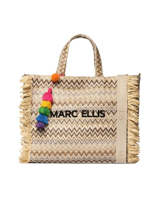 borsa marc ellis DONNA MULTICOLOR NATURAL - BUBY S. CLAIRE L vista frontale