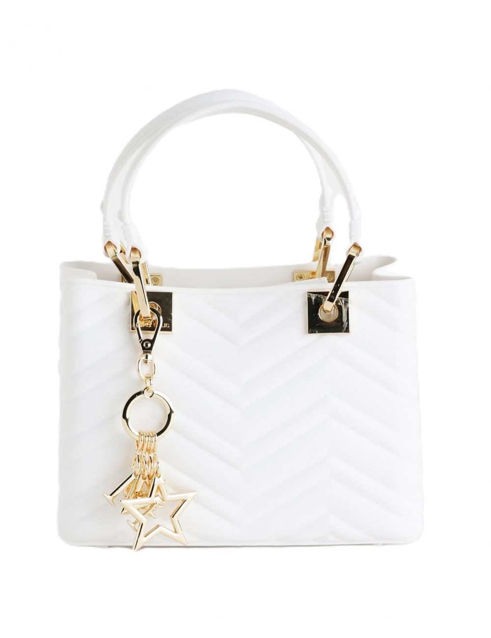 borsa marc ellis DONNA MILK E LIGHT GOLD - KRISSY WAVE S vista frontale