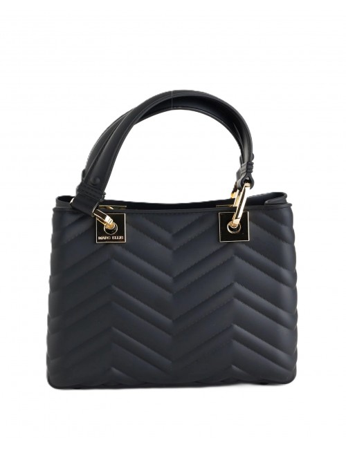 borsa marc ellis DONNA BLACK E LIGHT GOLD - KRISSY WAVE S vista posteriore