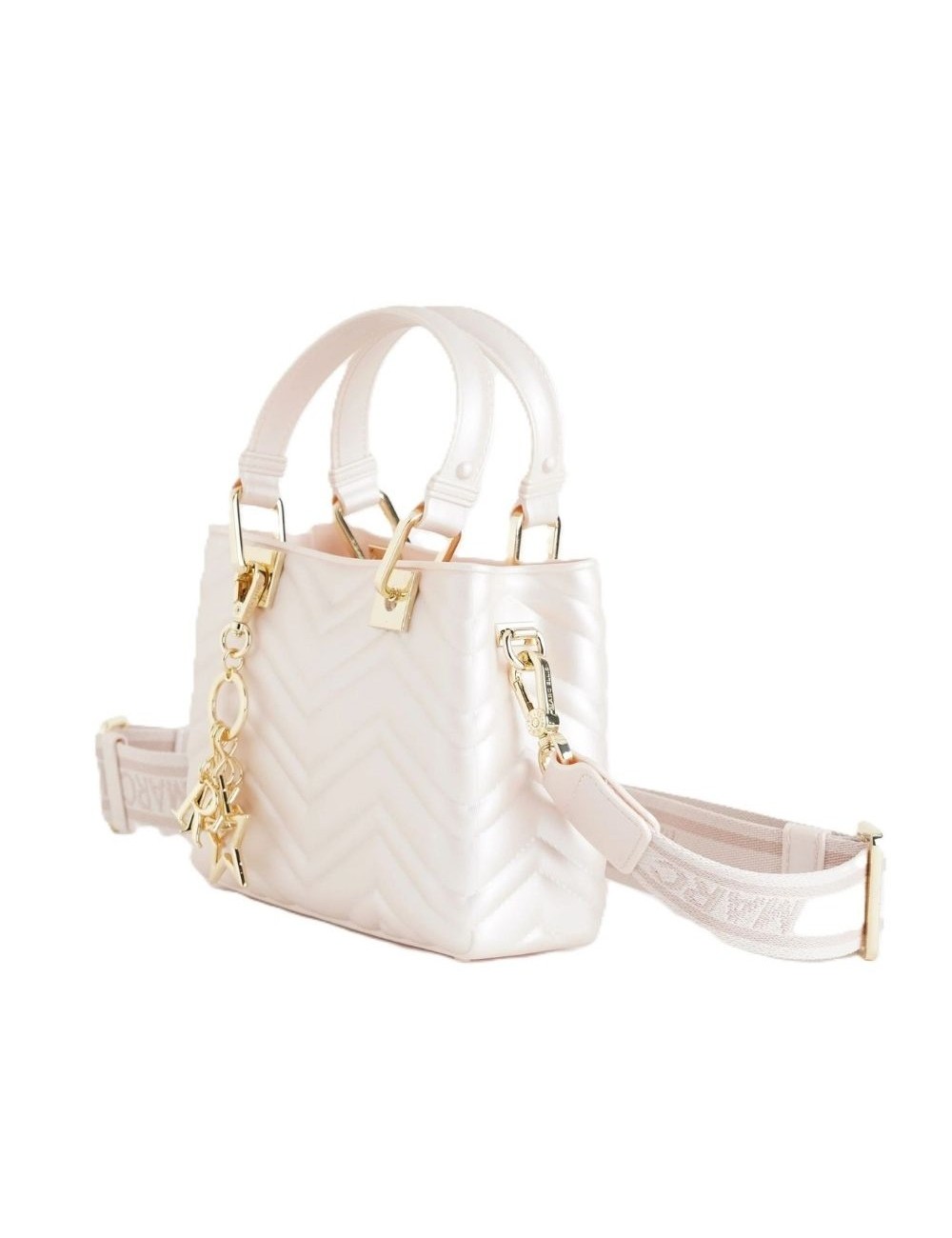 borsa marc ellis DONNA LIGHT ROSE E LIGHT GOLD - KRISSY WAVE S vista frontale