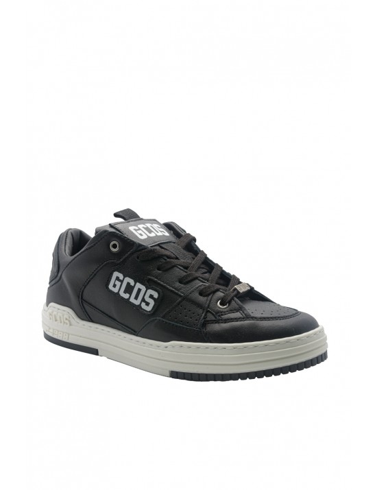 scarpe gcds UOMO BLACK-WHITE - GCU1135 076 vista laterale