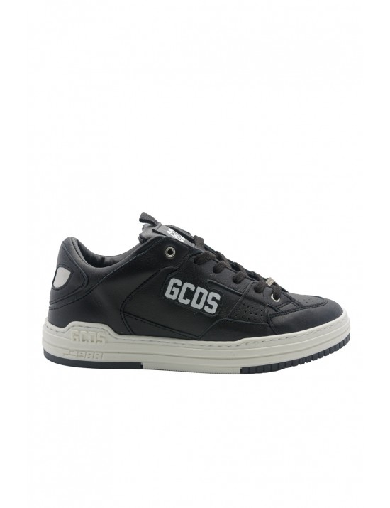 scarpe gcds UOMO BLACK-WHITE - GCU1135 076 vista laterale