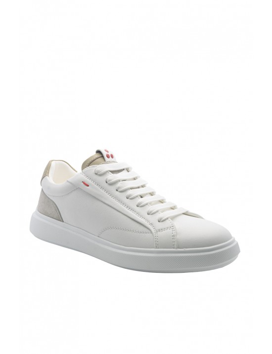 scarpe peuterey UOMO BIANCHE E BEIGE 794 - QUARTER - PEU5522 vista laterale