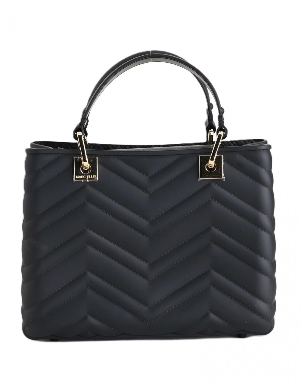 borsa marc ellis DONNA BLACK E LIGHT GOLD - KRISSY WAVE M vista posteriore