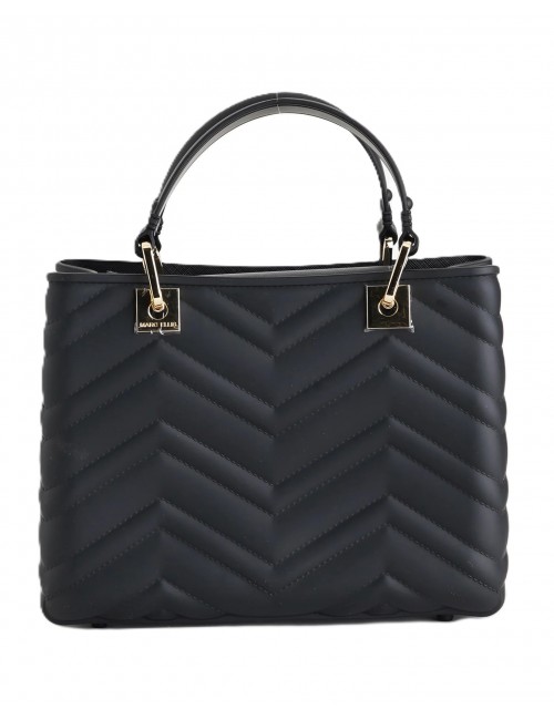 borsa marc ellis DONNA BLACK E LIGHT GOLD - KRISSY WAVE M vista posteriore