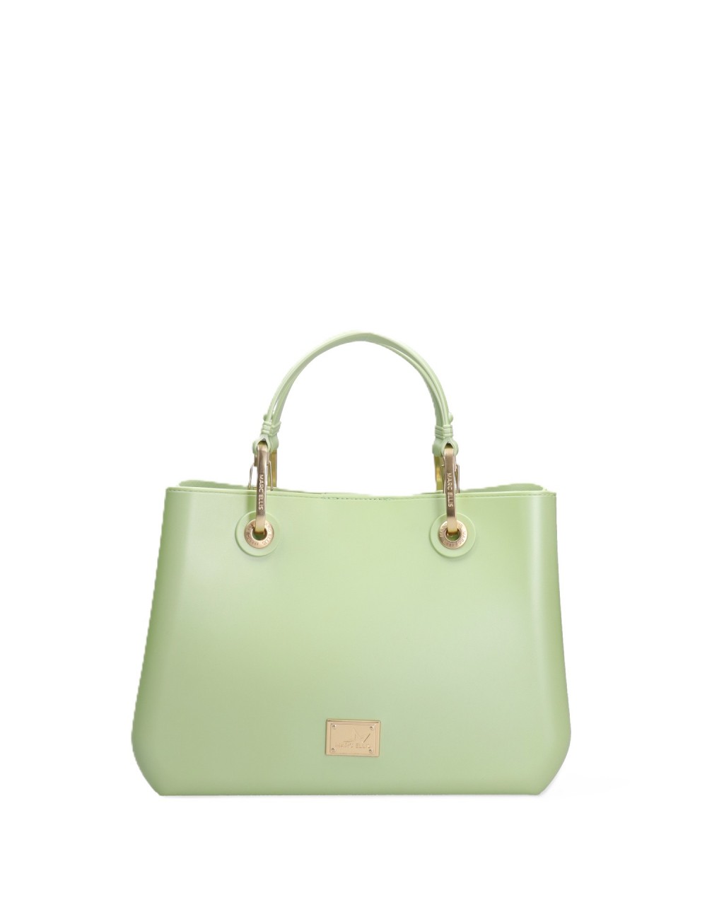 borsa marc ellis DONNA SOFT GREEN/MATT GOLD - FLAT KIRA vista frontale