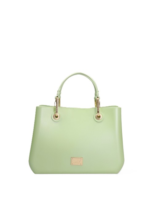 borsa marc ellis DONNA SOFT GREEN/MATT GOLD - FLAT KIRA vista frontale 2