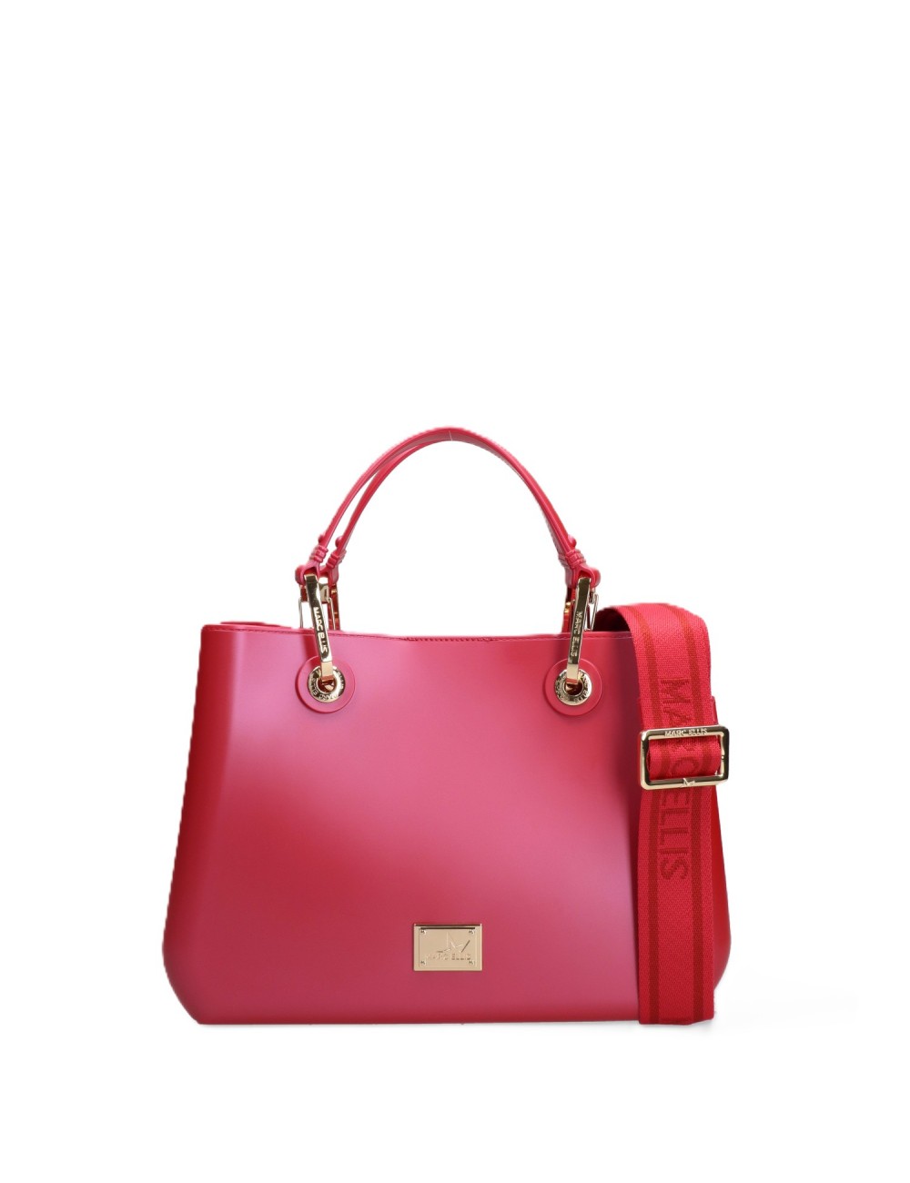 borsa marc ellis DONNA FRAGOLA E ORO ROCOCCO RED/LIGHT GOLD - FLAT KIRA vista frontale