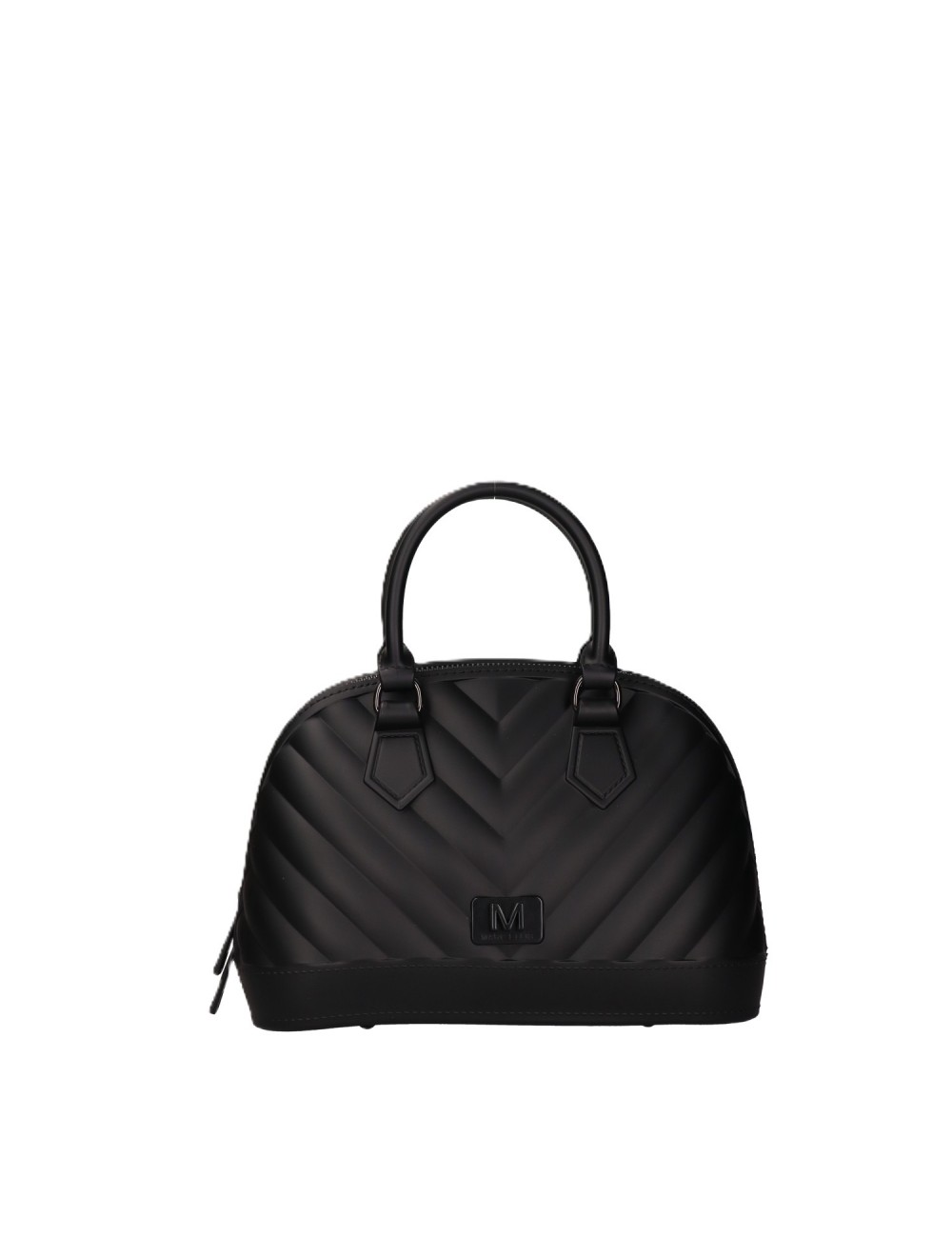 borsa amrc ellis DONNA BLACK/BLACK - FLAT MAYA M vista frontale