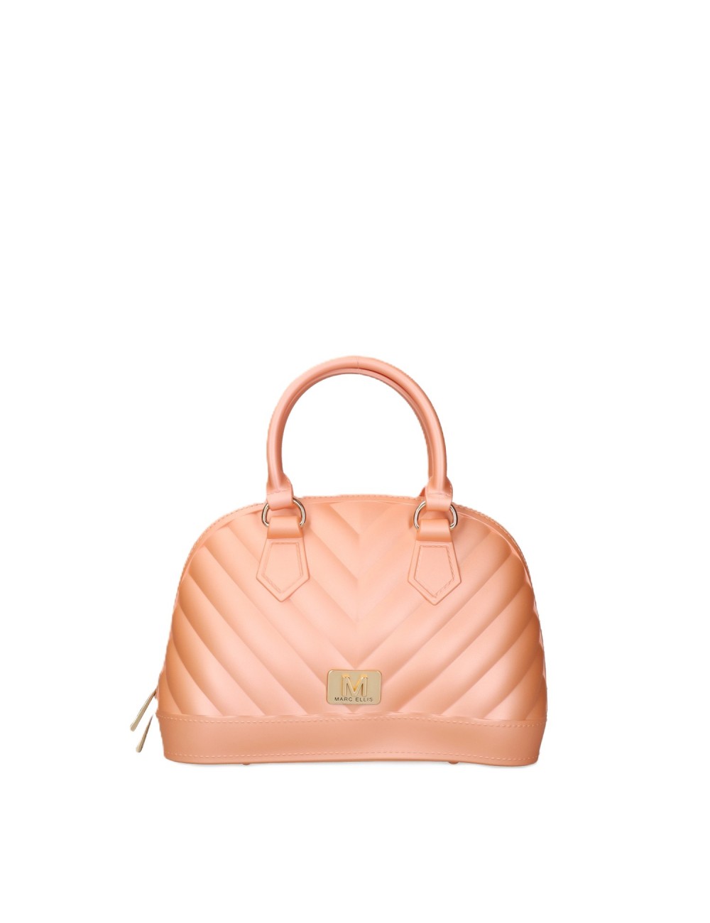 borsa marc ellis DONNA PESCA E ORO CORAL SAND/MATT GOLD - FLAT MAYA M vista frontale