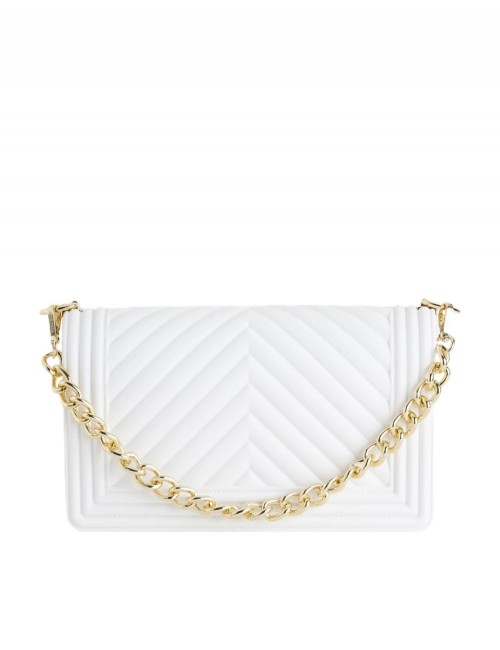 borsa marc ellis DONNA MILK E GOLD - FLAT M 26 vista posteriore