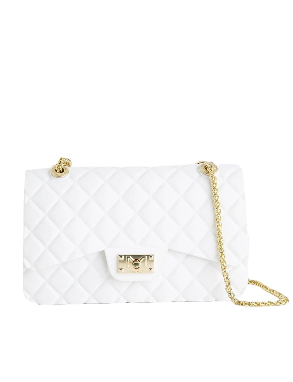 borsa marc ellis DONNA MILK E MATT GOLD - FLAT FALCON M 26 vista frontale