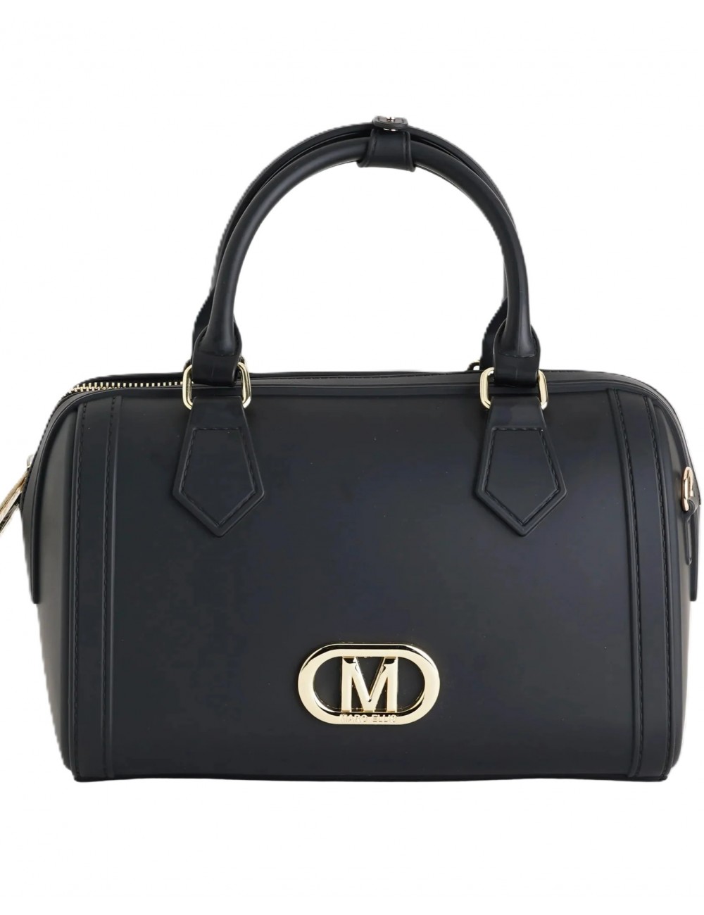 borsa marc ellis DONNA BLACK E LIGHT GOLD - FLAT ESTRELLA L vista frontale