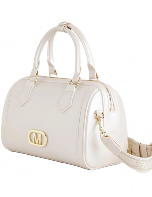 borsa marc ellis DONNA BEIGE E LIGHT GOLD - FLAT ESTRELLA L vista laterale