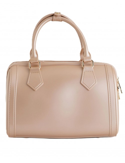 borsa marc ellis DONNA BEIGE SCURO E ORO MOKA MOUSSE/LIGHT GOLD - FLAT ESTRELLA L vista posteriore