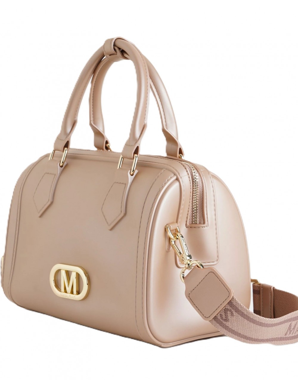 borsa marc ellis DONNA BEIGE SCURO E ORO MOKA MOUSSE/LIGHT GOLD - FLAT ESTRELLA L vista frontale