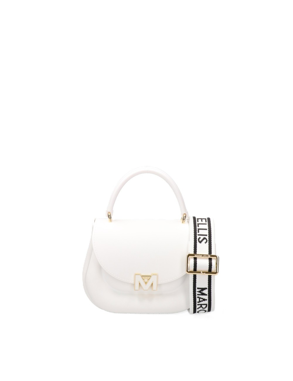 borsa marc ellis DONNA MILK E LIGHT GOLD - FLAT JELLY vista frontale