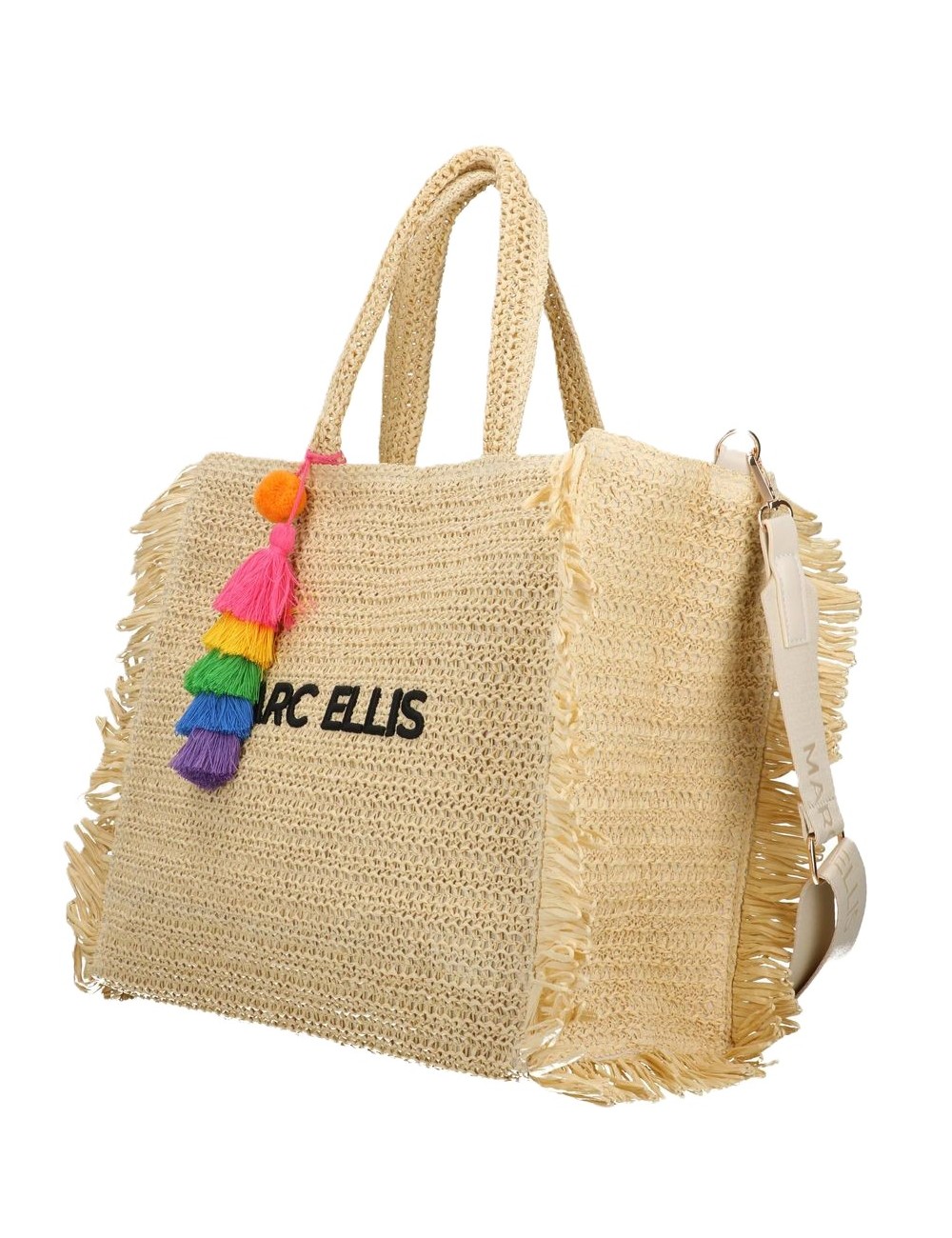 borsa marc ellis DONNA BEIGE NATURAL - BUBY S. CLAIRE L vista frontale