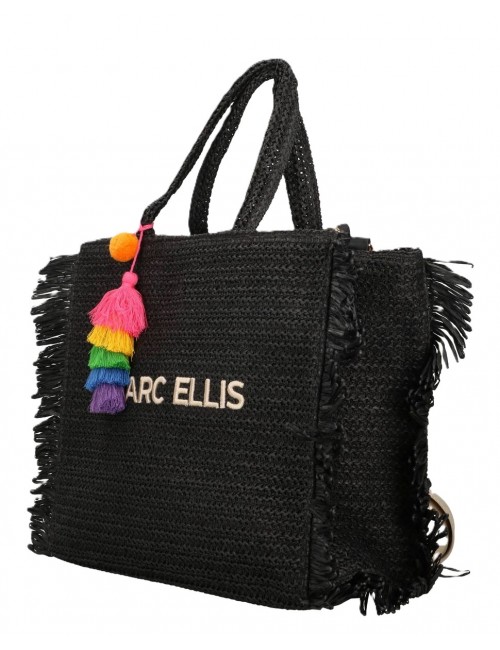 borsa marc ellis DONNA BLACK - BUBY S. CLAIRE L vista laterale