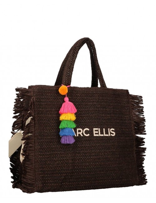 borsa marc ellis DONNA MARRONE MOKA - BUBY S. CLAIRE L vista frontale