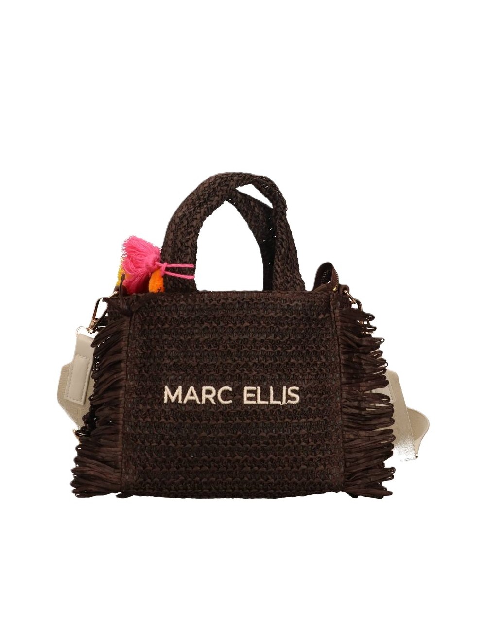 borsa marc ellis DONNA MARRONE MOKA - BUBY S. CLAIRE S  vista frontale