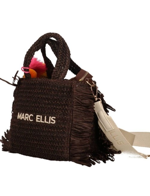 borsa marc ellis DONNA MARRONE MOKA - BUBY S. CLAIRE S  vista laterale