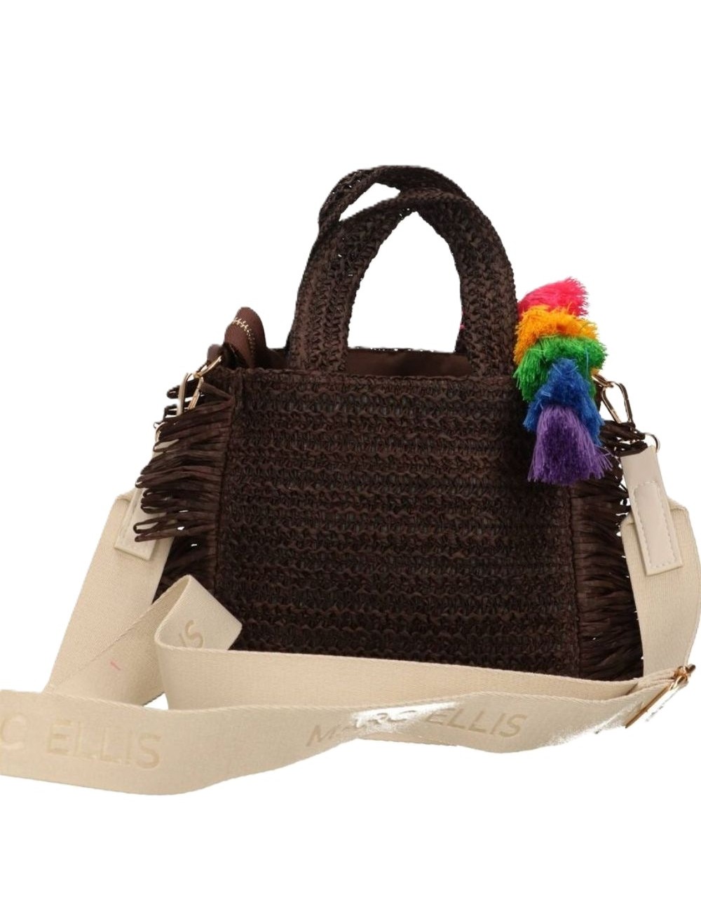 borsa marc ellis DONNA MARRONE MOKA - BUBY S. CLAIRE S vista posteriore