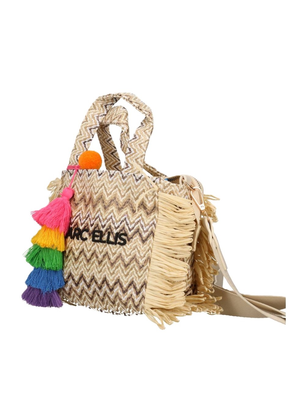 borsa marc ellis DONNA MULTICOLOR NATURAL - BUBY S. CLAIRE S vista frontale