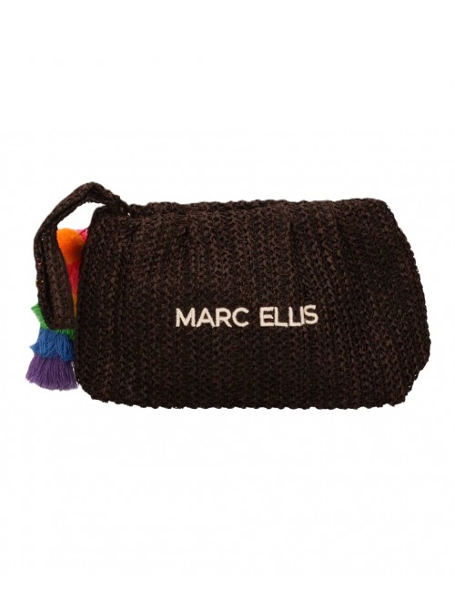 pochette marc ellis DONNA MARRONE MOKA - BUBY S. CLAIRE C vista frontale