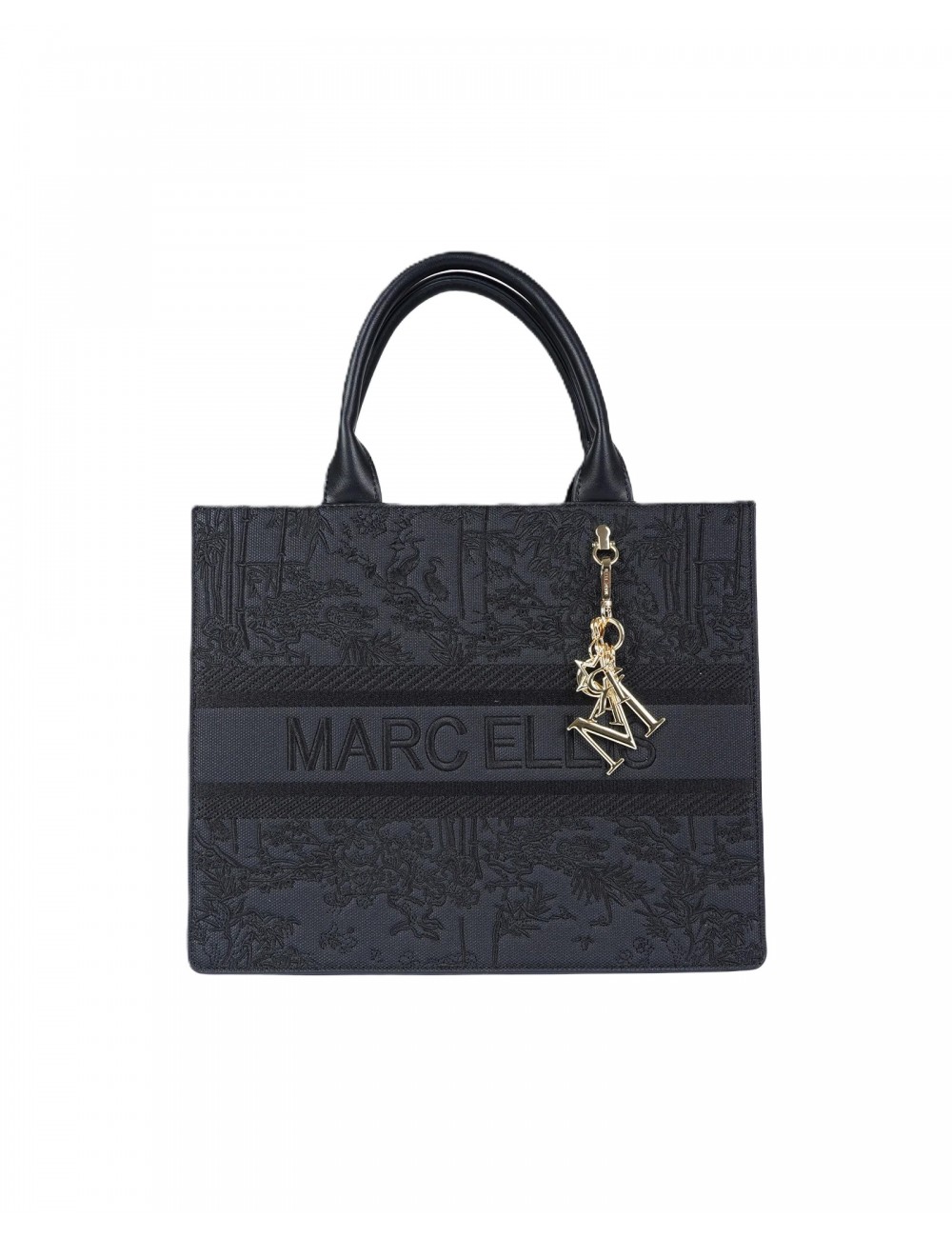 borsa marc ellis DONNA BLACK - BUBY LUXE vista frontale