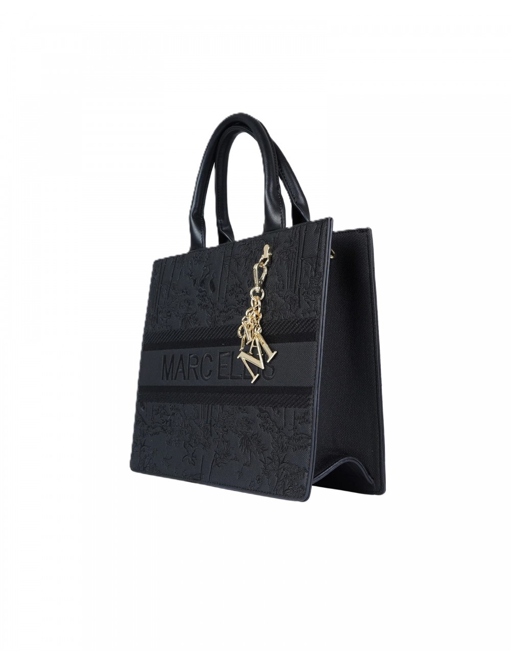 borsa marc ellis DONNA BLACK - BUBY LUXE vista frontale