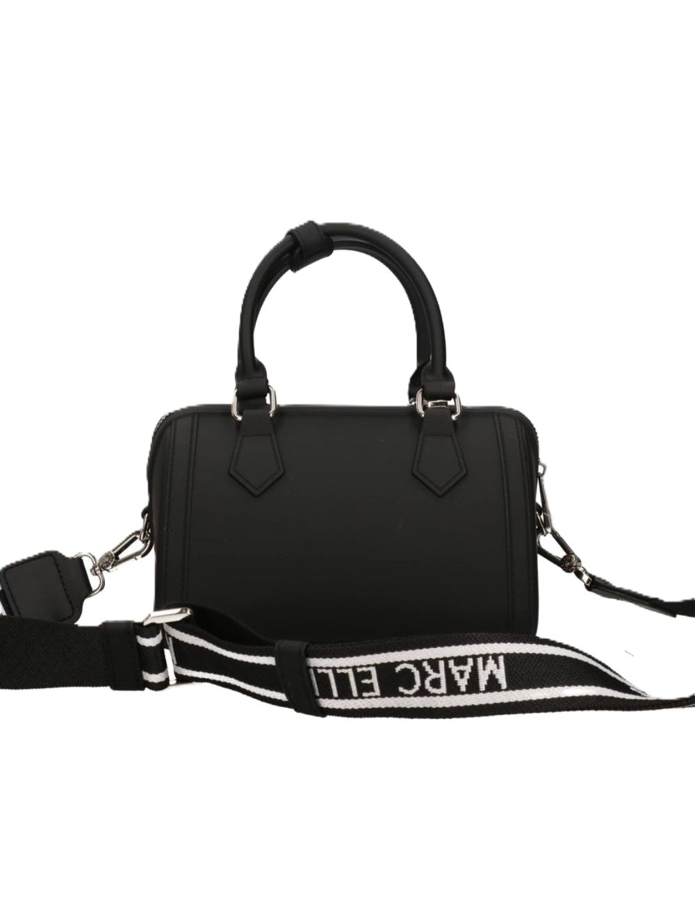 borsa marc ellis DONNA BLACK E SILVER - FLAT ESTRELLA M vista posteriore
