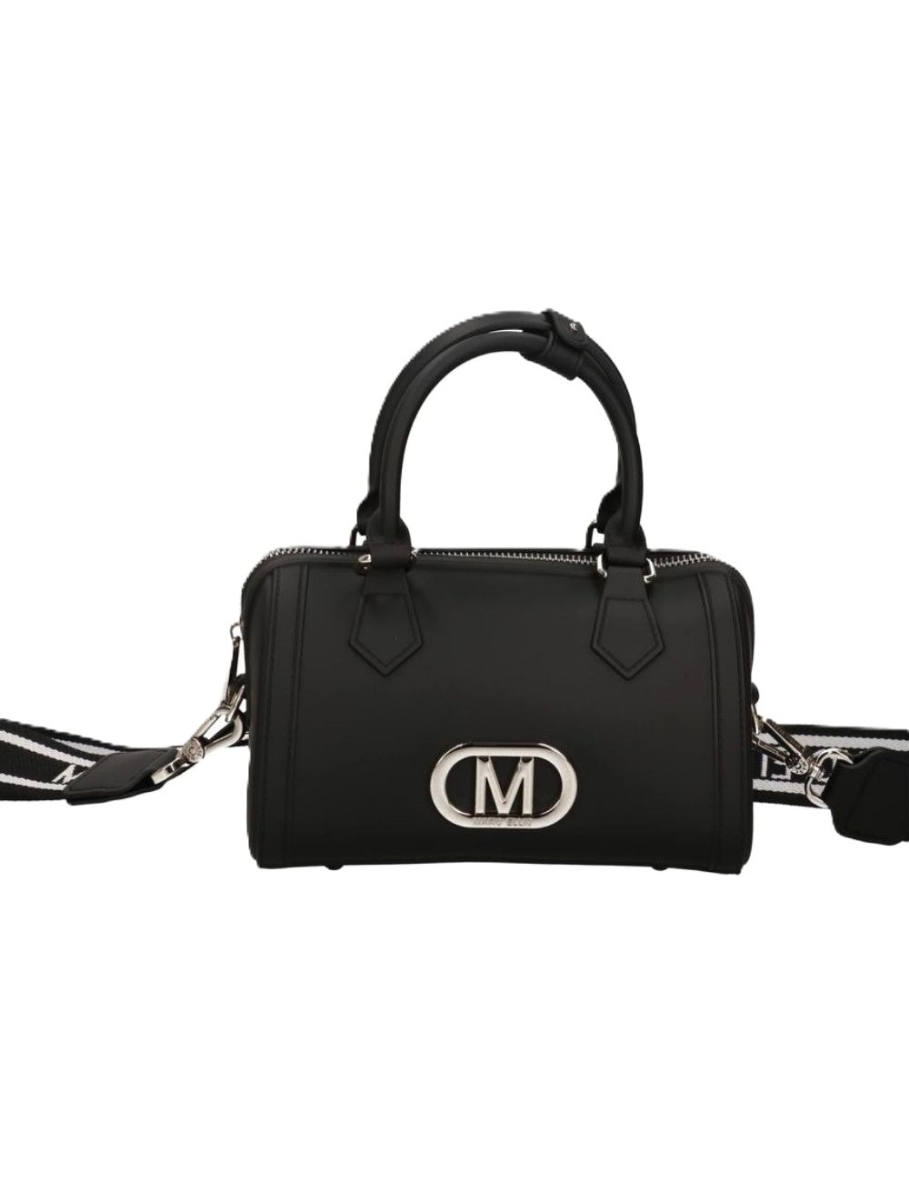 borsa marc ellis DONNA BLACK E SILVER - FLAT ESTRELLA M vista frontale