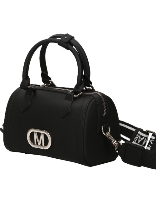borsa marc ellis DONNA BLACK E SILVER - FLAT ESTRELLA M vista laterale