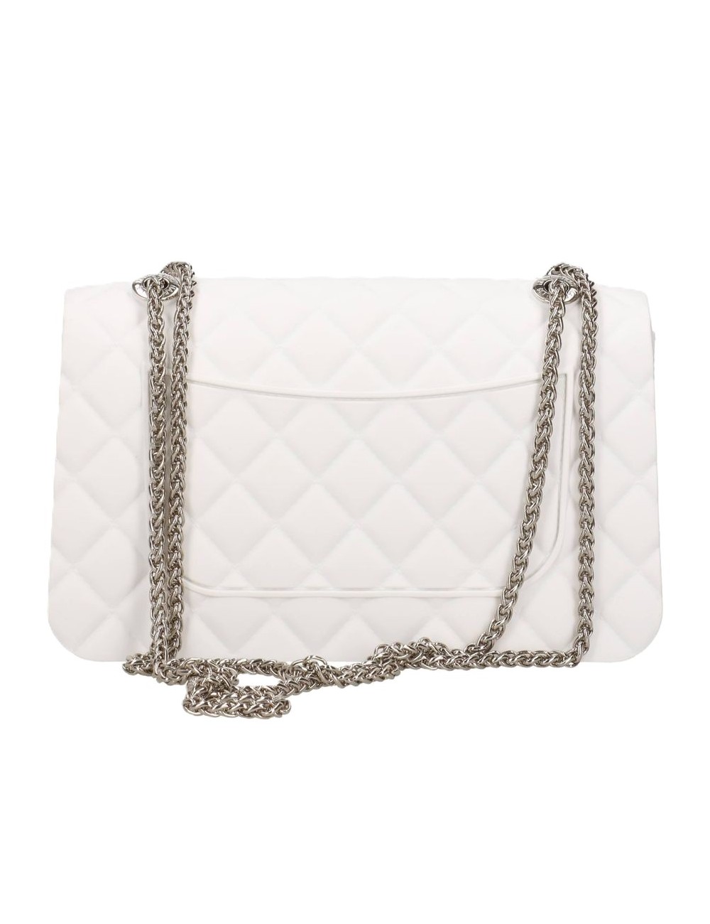 borsa marc ellis DONNA MILK E SILVER - FLAT FALCON M 26 vista frontale