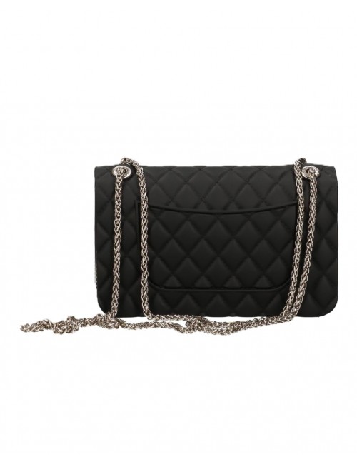 borsa marc ellis DONNA BLACK E SILVER - FLAT FALCON S 26 vista posteriore