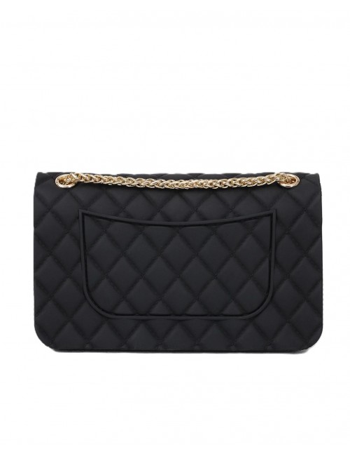 borsa marc ellis DONNA BLACK E LIGHT GOLD - FLAT FALCON S 26 vista posteriore