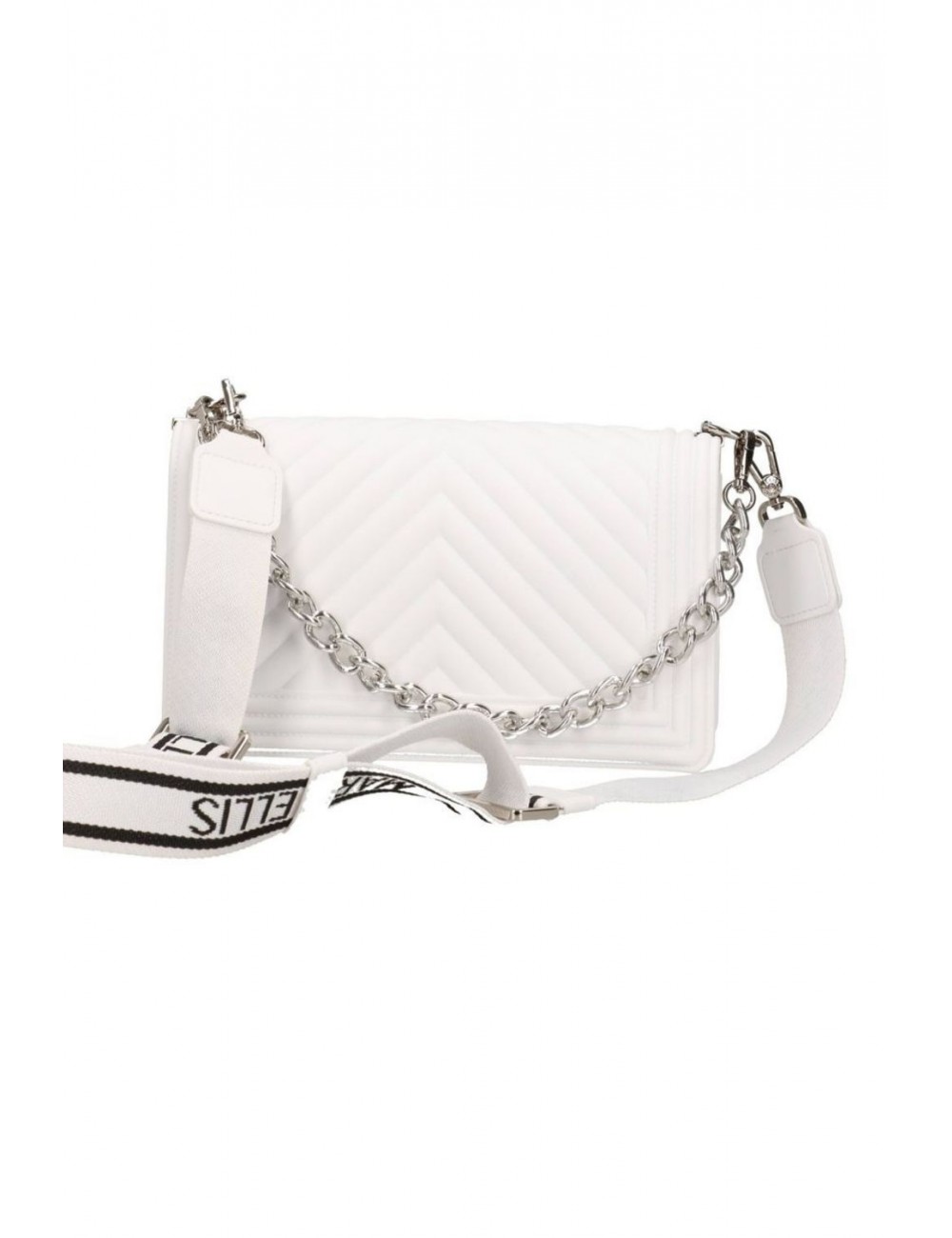 borsa marc ellis DONNA MILK E SILVER - FLAT M 26 vista posteriore