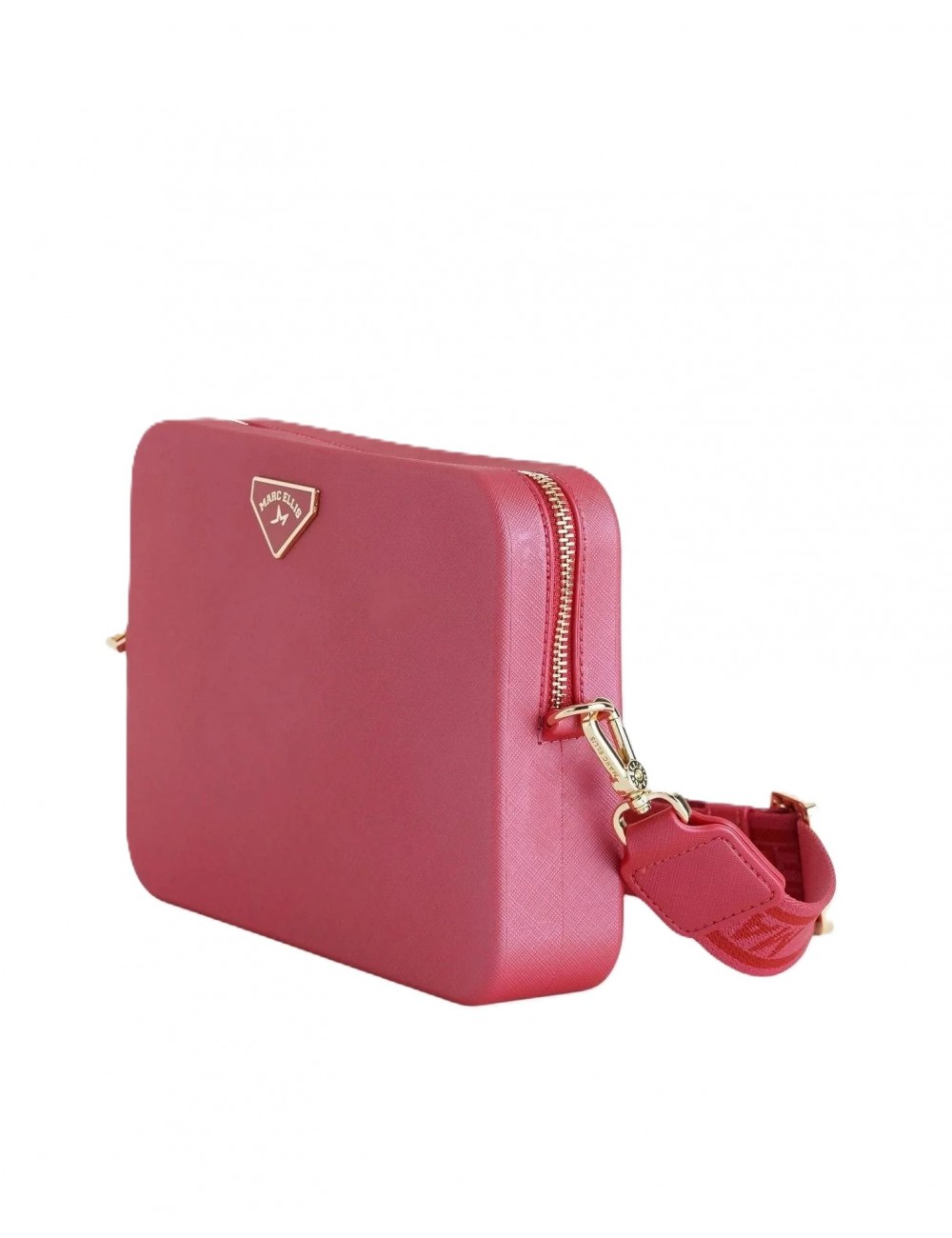 borsa marc ellis DONNA FRAGOLA E ORO ROCOCCO RED/LIGHT GOLD - FLAT FLOWE 26 vista frontale