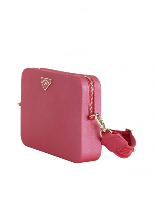 borsa marc ellis DONNA FRAGOLA E ORO ROCOCCO RED/LIGHT GOLD - FLAT FLOWE 26 vista laterale