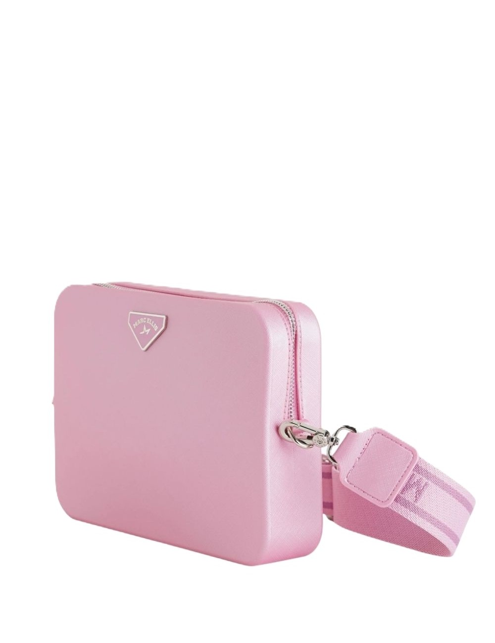 borsa marc ellis DONNA CASHMERE ROSE E SILVER - FLAT FLOWE 26 vista frontale