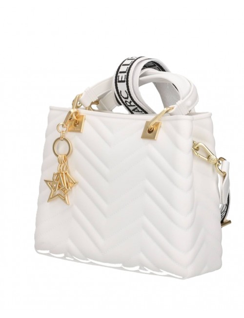 borsa marc ellis DONNA MILK E LIGHT GOLD - KRISSY WAVE M vista laterale