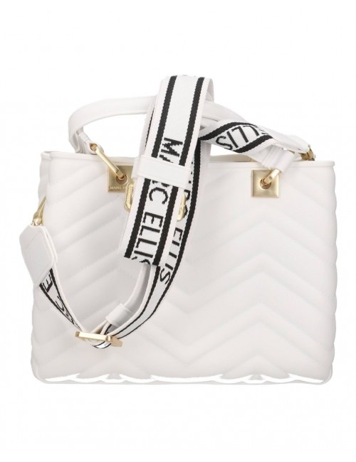 borsa marc ellis DONNA MILK E LIGHT GOLD - KRISSY WAVE M vista posteriore