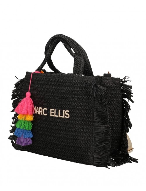 borsa marc ellis DONNA BLACK - BUBY S. CLAIRE M vista laterale