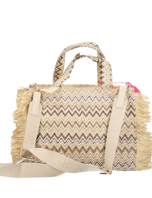 borsa marc ellis DONNA MULTICOLOR NATURAL - BUBY S. CLAIRE M vista posteriore