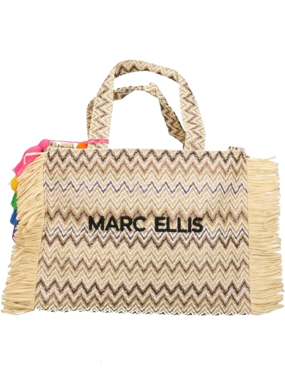 borsa marc ellis DONNA MULTICOLOR NATURAL - BUBY S. CLAIRE M vista frontale