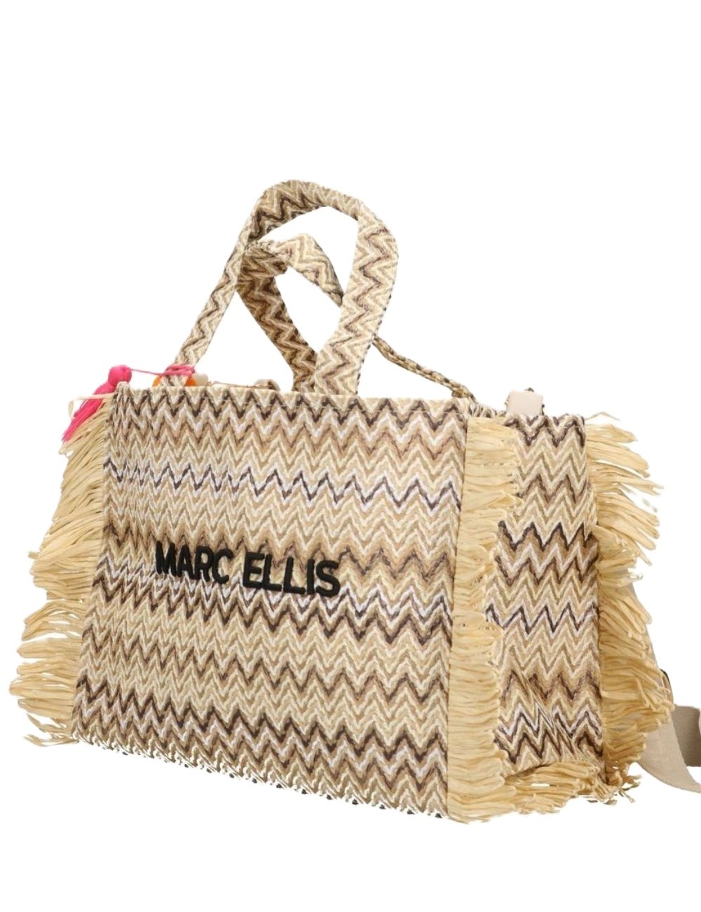 borsa marc ellis DONNA MULTICOLOR NATURAL - BUBY S. CLAIRE M vista frontale
