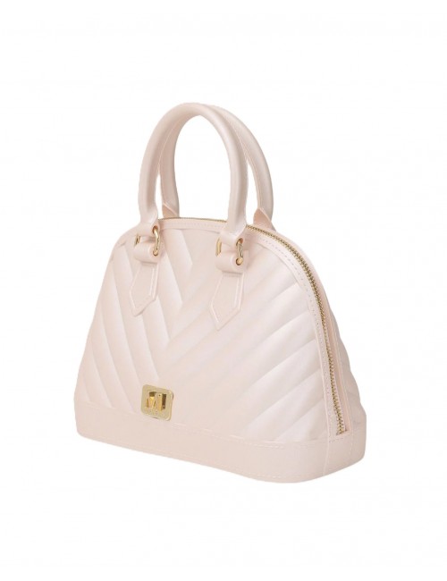 borsa marc ellis DONNA LIGHT ROSE E LIGHT GOLD - FLAT MAYA M vista laterale